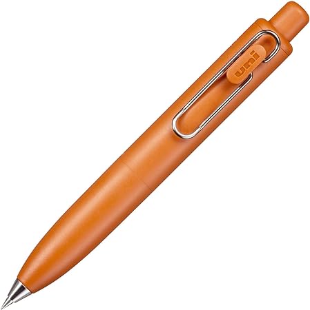 Mitsubishi Pencil Uni-Ball One P UMNSP38.38 Gel Ballpoint Pen, 0.01 inches (0.38 mm), Mandarin