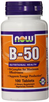 Now Foods B-50, Tablets, 100-Count