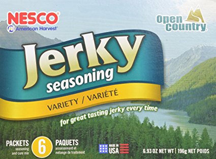 Nesco BJV-6 Jerky Spice Works, 6 Flavors, Variety-Pack, 6.93 oz