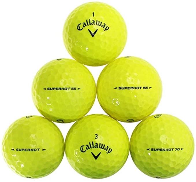 Yellow Premium Golf Ball Mix - Great Brands & Styles! 50 Near Mint Quality Used Yellow Golf Balls (AAAA Yellow Pro Styles Mix) (50PK-PLYL-2)