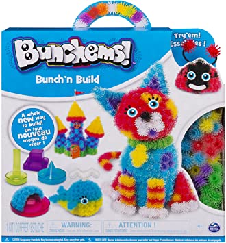 Bunchems Bunch’n Build Activity Kit with 4 Shaper Molds and 400 Bunchems for Ages 6 and Up