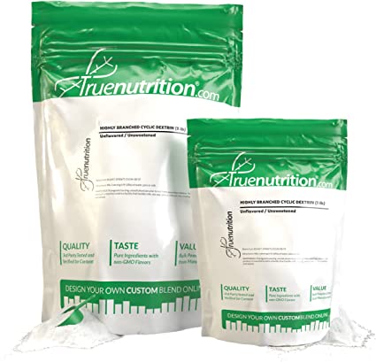 True Nutrition - Highly Branched Cyclic Dextrin - Cutting-Edge Carbohydrate Powder for Sustained Intra-Workout Energy and Enhanced Post-Workout Nutrition - Vegan and Non-GMO - Unflavored 2lb.
