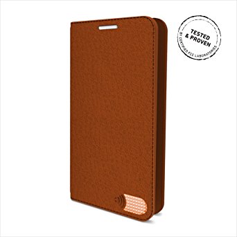 Radiation Protection iPhone 6 | 6s Wallet & Phone Case by Vest [Brown] - Certified EMF Protection   Drop & Impact Protection