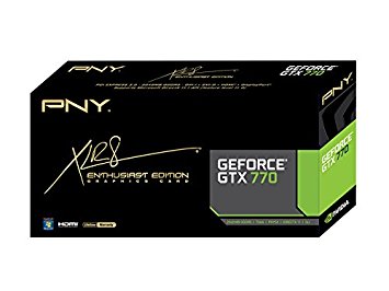 PNY NVIDIA GeForce GTX 770 2GB GDDR5 2DVI/HDMI/DisplayPort PCI-Express Video Card with Titan Cooler (VCGGTX7702XPB-CG)