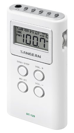 Sangean DT-120 AM/FM Stereo PLL Synthesized Pocket Receiver