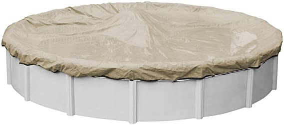 Robelle 3118-4 Premium Winter Pool Cover for Round Above Ground Swimming Pools, 18-ft. Round Pool