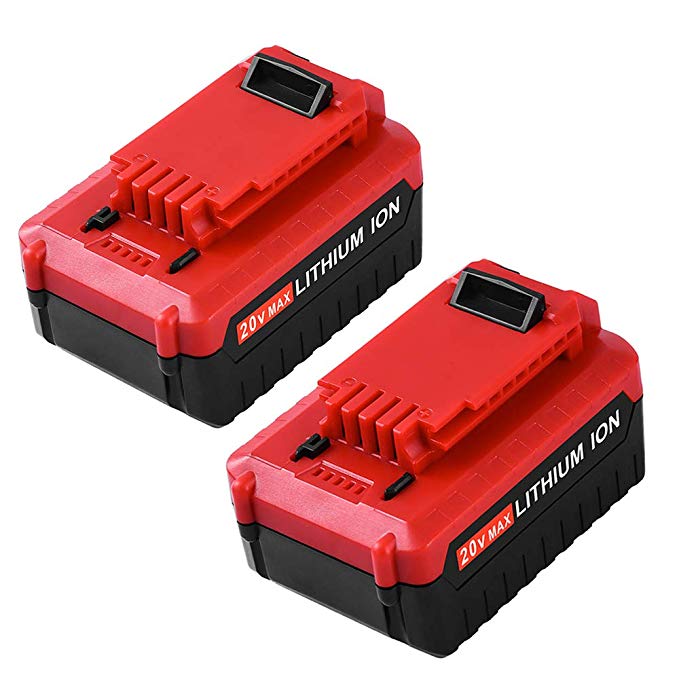 20V 4.0Ah High Capacity Battery for Porter Cable 20V Lithium-ion Battery PCC685LP PCC680L PCC685L PCC682L Cordless Power Tool 2 Packs