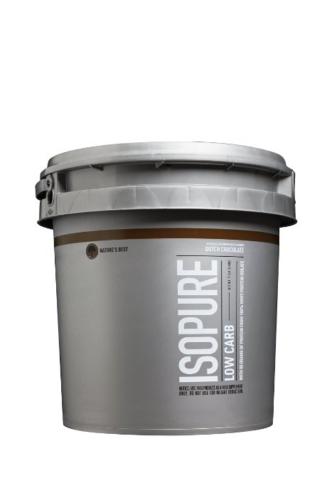 Isopure Low Carb Protein Powder, Dutch Chocolate, 7.5 Pounds