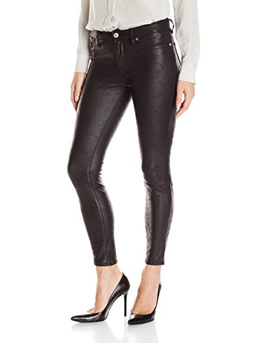 7 For All Mankind Women's Faux-Leather Skinny Jean