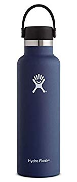 Hydro Flask Water Bottle | Stainless Steel & Vacuum Insulated | Standard Mouth with Leak Proof Flex Cap| Multiple Sizes & Colors