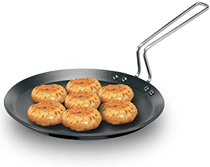 Futura Non-Stick Griddle, 10" With Stainless Steel Handle, Black