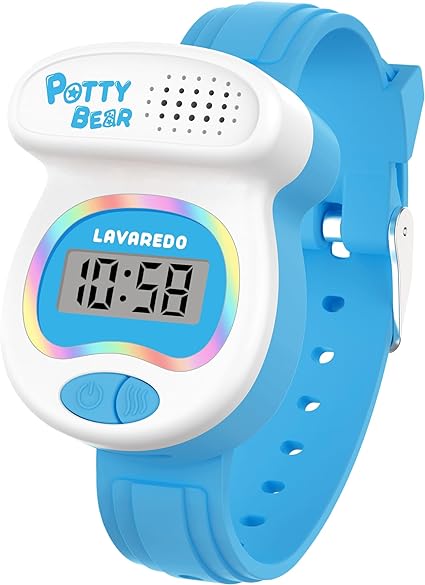 Kids Watch Potty Training Watches for Boys and Girls, Potty Timer Toilet Shape and LED Colorful Lights, Music Reminds Kids It's Time to Go to The Bathroom, Fun Gift for Moms and Toddlers