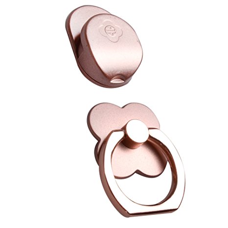 Creaker Ring Stand Holder for Phone/ iPad/Tablet (Rose Gold)