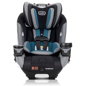 Evenflo EveryFit/All4One 3-in-1 Convertible Car Seat w/Quick Clean Cover (Reefs Green)