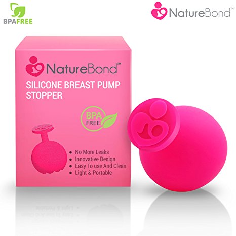 NatureBond Silicone Breast Pump Stopper | Leak-Proof, BPA Free & 100% Food Grade Silicone