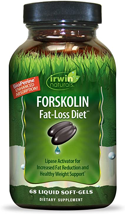 IRWIN NATURALS Forskolin Fat-Loss Diet Lipo-Stimulator 68 Count