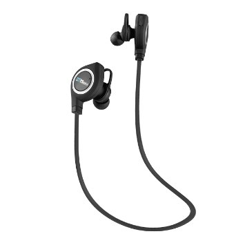 BTMaxx Wireless Bluetooth Stereo Headset, Sweatproof - Includes a $12 value Pedometer