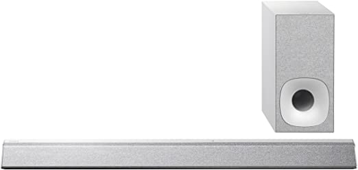 Sony HT-CT381 2.1 Channel Sound Bar with 4K Compatibility (300 W, S-Master, Clear Audio Plus, S-Force Pro, Dolby TrueHD, DTS-HD, Bluetooth and NFC) - Silver