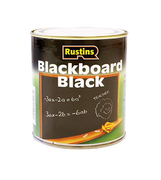 Rustins 1L Quick Dry Blackboard Paint - Black