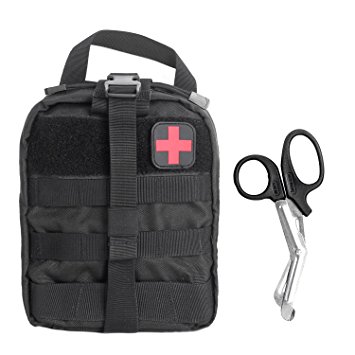 Compact Tactical MOLLE Rip-Away EMT Medical First Aid Utility Pouch 1000D Nylon Carlebben