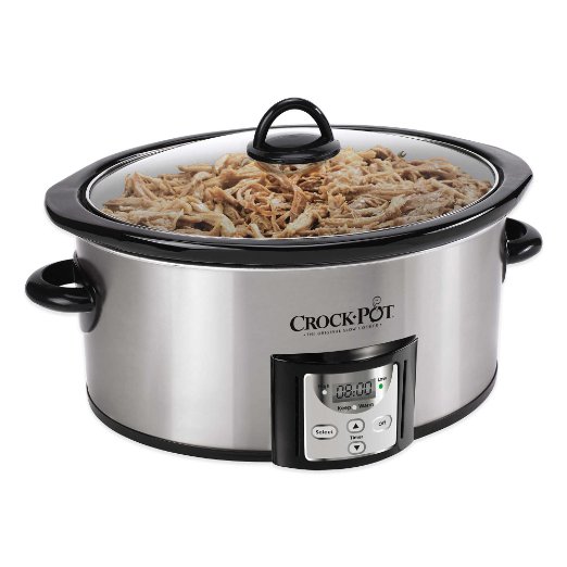 Crock-Pot SCCPVC400-S 4 qt Count Down Slow Cooker Is Designed for Everyday Cooking