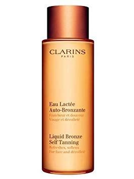 Clarins Liquid Bronze Self Tanning, Face and Decollete, 4.2 Fl Oz