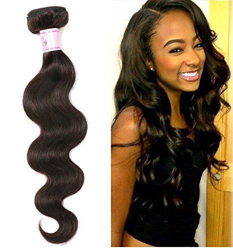 Beauty Forever Body Wave 1 Bundle 95g~100g Brazilian Hair 100% Unprocessed Human Virgin Hair Extensions (14 inch)
