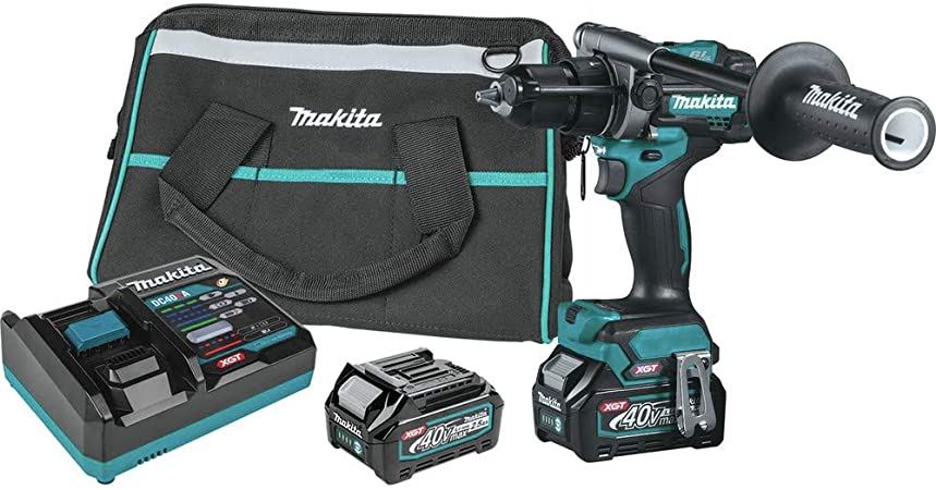 Makita GPH01D 40V Max XGT Brushless Lithium-Ion 1/2 in. Cordless Hammer Drill Driver Kit (2.5 Ah)