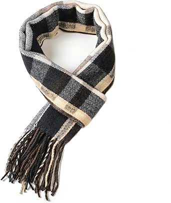 Alpine Swiss Mens Plaid Scarf Softer Than Cashmere Scarves Winter Shawl