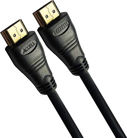 Accell Essential High Speed HDMI Cable - 10 Feet - HDMI 2.0 Compliant for 4K UHD @60Hz, Ethernet