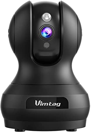 Vimtag Ture 2K/4M Plug in WiFi Camera, Camera for Home Security Indoor with IR-Cut Night Vision, Motion/Sound Detection, Two Way Talk, Cloud Storage, Compatible with Alexa for Home/Pets/Baby