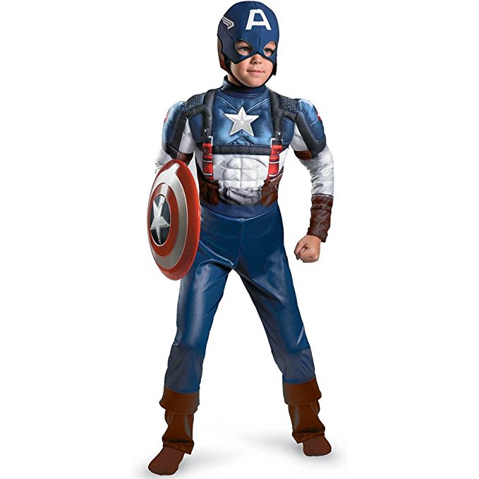 Captain America Movie Classic Muscle Costume