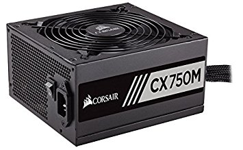 Corsair CP-9020061-UK Builder Series CXM750 ATX/EPS Semi-Modular 80 PLUS Bronze Power Supply Unit, 750 W