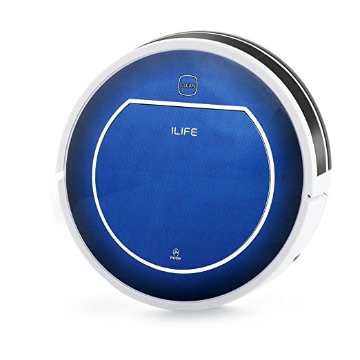 ILIFE V7 Smart Robot Vacuum Cleaner, Buletooth Control,Sensor,Household Cleaning with Efficency Improved