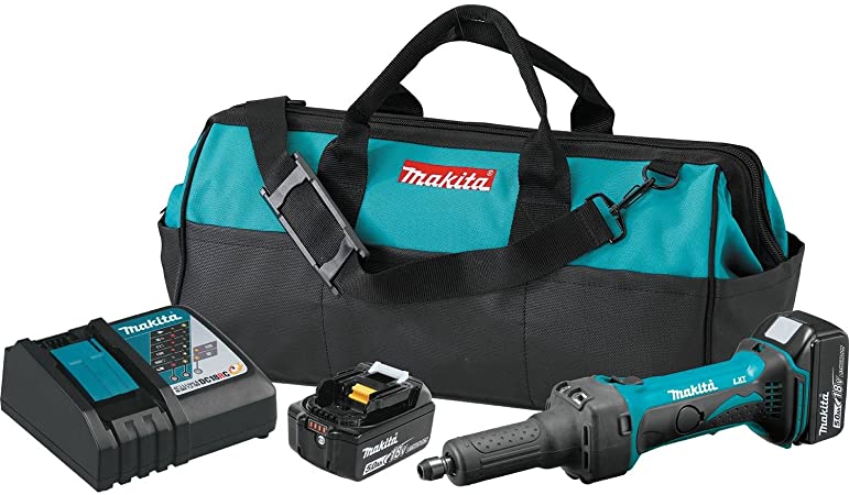 Makita XDG01T 5.0 Amp 18V LXT Lithium-Ion Cordless 1/4" Die Grinder Kit