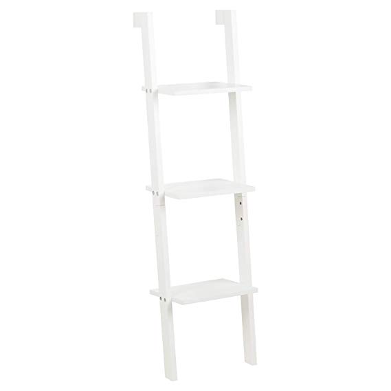 Hartleys White 3 Tier Ladder Shelf