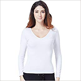 Womens Short Sleeve V Neck Side Shirring Dolman Drape Tops White 3XL