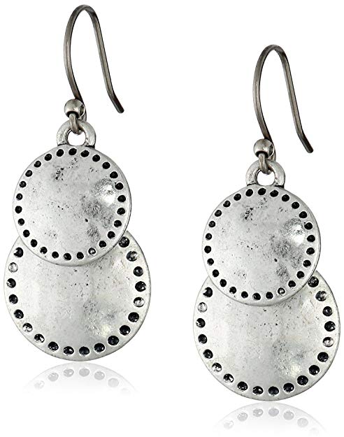 Lucky Brand Womens Double Drop Earring