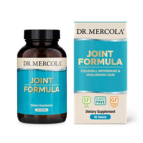 Dr. Mercola, Joint Formula with Eggshell Membrane and Hyaluronic Acid, 90 Servings (90 Tablets), Non GMO, Soy-Free, Gluten Free