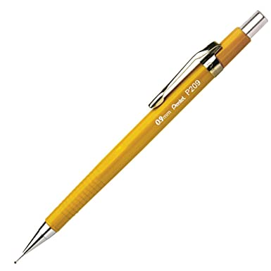 Pentel P209 Automatic Pencil 0.9 mm Lead Yellow