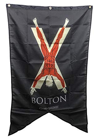 Calhoun Game of Thrones House Sigil Wall Banner (30" by 50") (House Bolton)