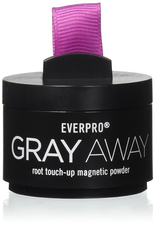 Everpro Gray Away Root Touch Up Magnetic Powder; Hair Color: Black, Dark Brown