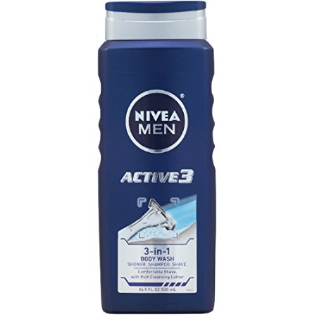 Nivea Men Bdy Wsh Active Size 16.9z