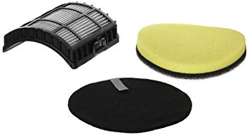 Bissell Powerglide Lift Off Filter Kit (Three Washable, Reusable Vacuum Filter Set), Compare to Bissell Part # 160-1972, 160-1973, 160-1974, 2763, 12111; Designed & Engineered by Crucial Vacuuum