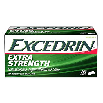Excedrin Extrå Strength Caplets for Headache Pain Relief, 300 Count