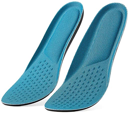 Bottokan Memory Foam Insoles for Women - Shock Absorption Enhanced Pressure Relief Insoles for Running and Sports Shoe Inserts-Foot Massage Insoles for Daily Use-Sweat Absorption Breathable Insoles