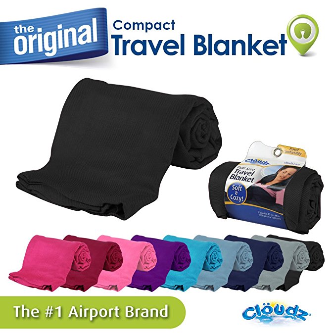 Cloudz Compact Travel Blanket - Black