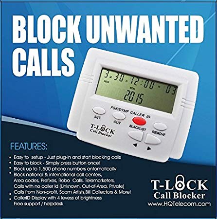 T-lock Call Blocker Version 5.0 by hqtelecom (OEM)