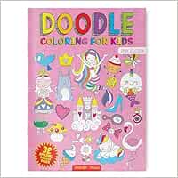 Doodle Coloring For Kids - Pink Edition