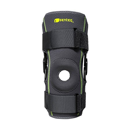 SENTEQ SQ1-L005 L Hinged Knee Brace, Medical Grade and FDA Approved, Breathable Neoprene Knee Brace Provides Support/Relieves Patella Tendonitis, Stabilize ACL/LCL Ligament and Arthritic Pain